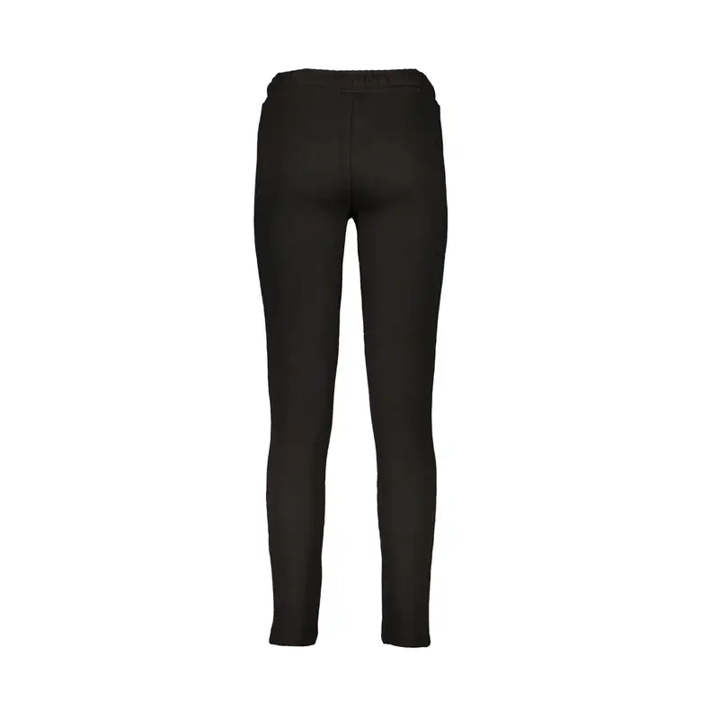 Pantaloni Donna Nero Ricamo miniatura 2
