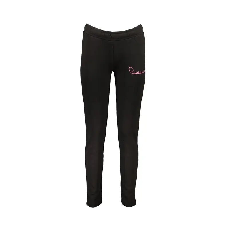 Pantaloni Donna Nero Ricamo