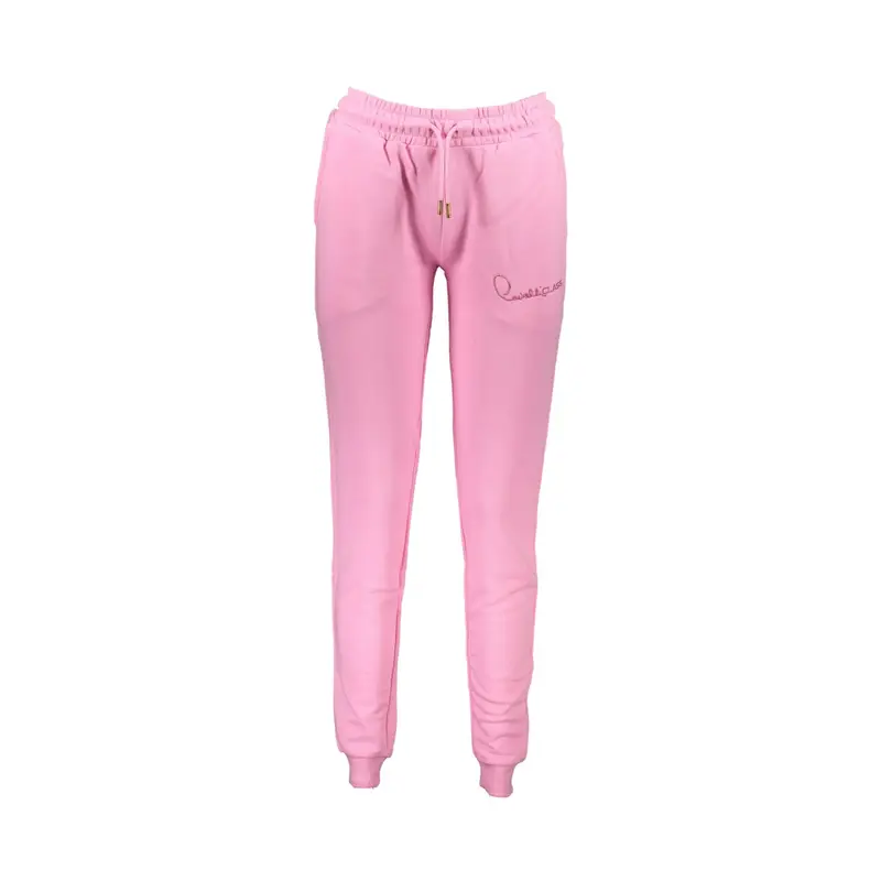 Pantaloni Donna Rosa Ricamo