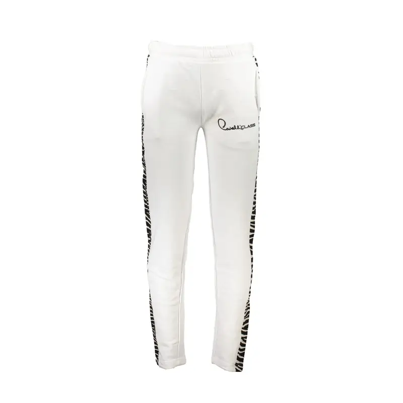 Pantaloni Uomo Bianco Stampa Logo