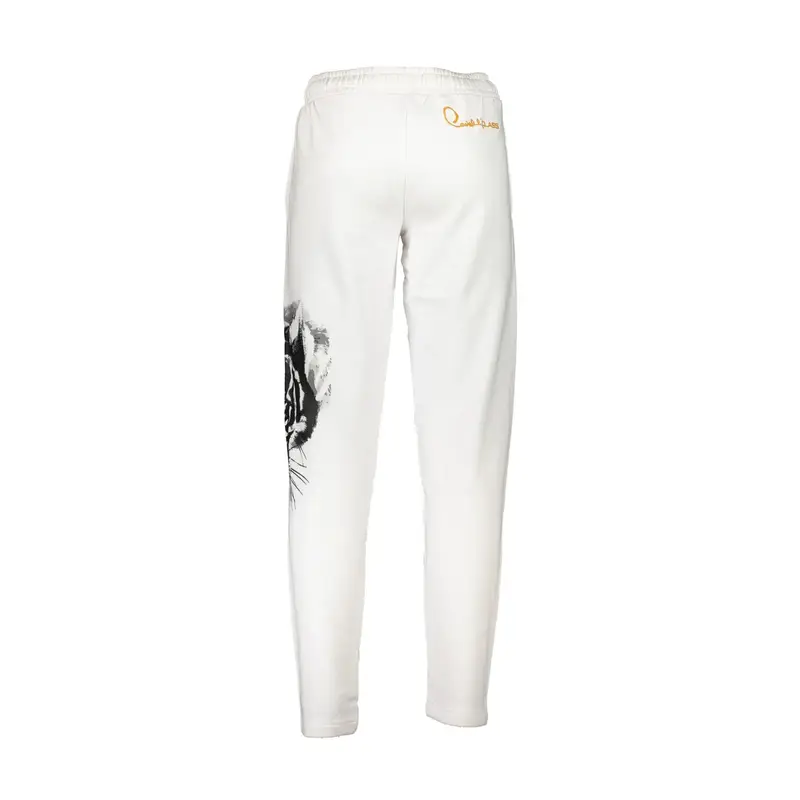 Pantaloni Uomo Bianco Stampa Logo miniatura 2