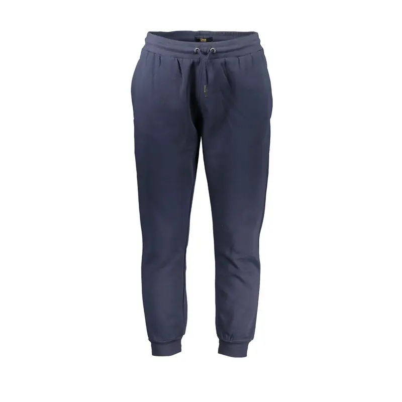 Cavalli Class Pantaloni Uomo Blu con Ricamo