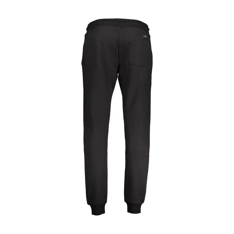 Cavalli Class Pantaloni Uomo Nero con Ricamo miniatura 2