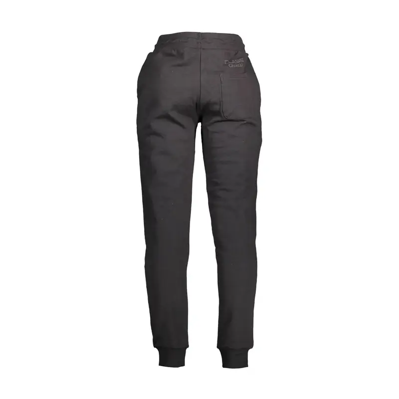 Cavalli Class Pantaloni Uomo Nero e Grigio con Stampa miniatura 2