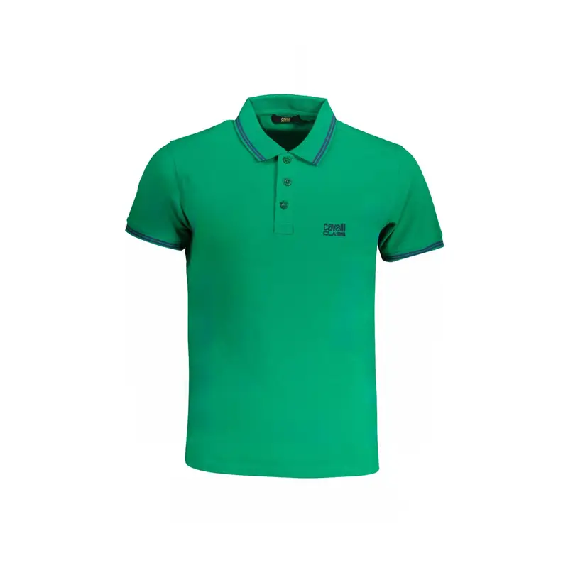 Cavalli Class Polo Uomo Verde 4062140