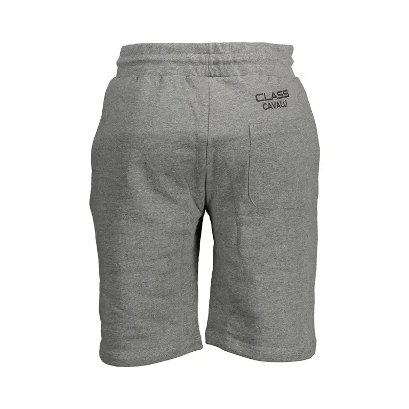 Cavalli Class Pantaloni Corti Uomo Grigio con Stampa miniatura 2