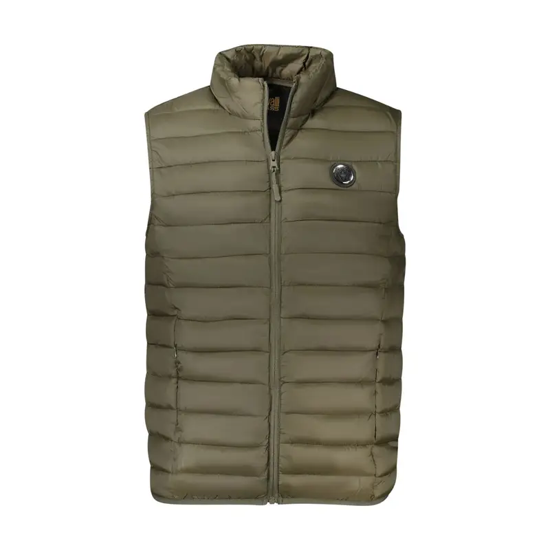 Smanicato Uomo Verde con Logo