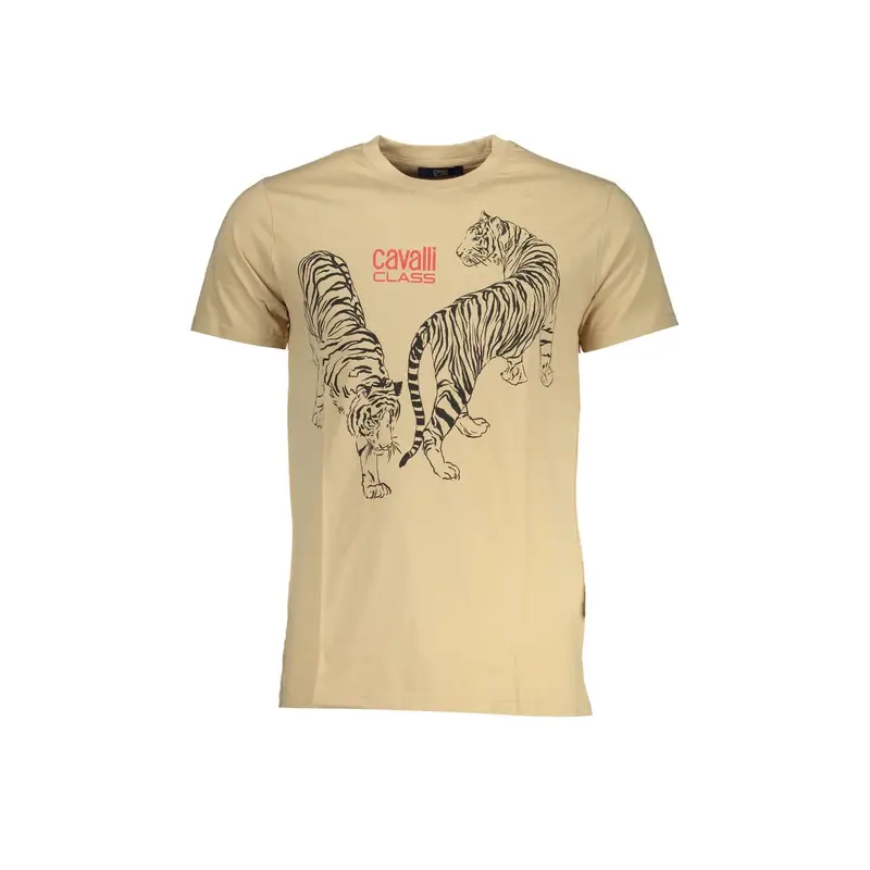 Cavalli Class T-shirt Uomo Beige 4061574
