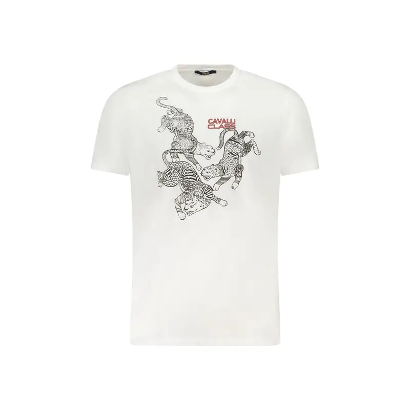 Cavalli Class T-shirt Uomo Bianco 4071738