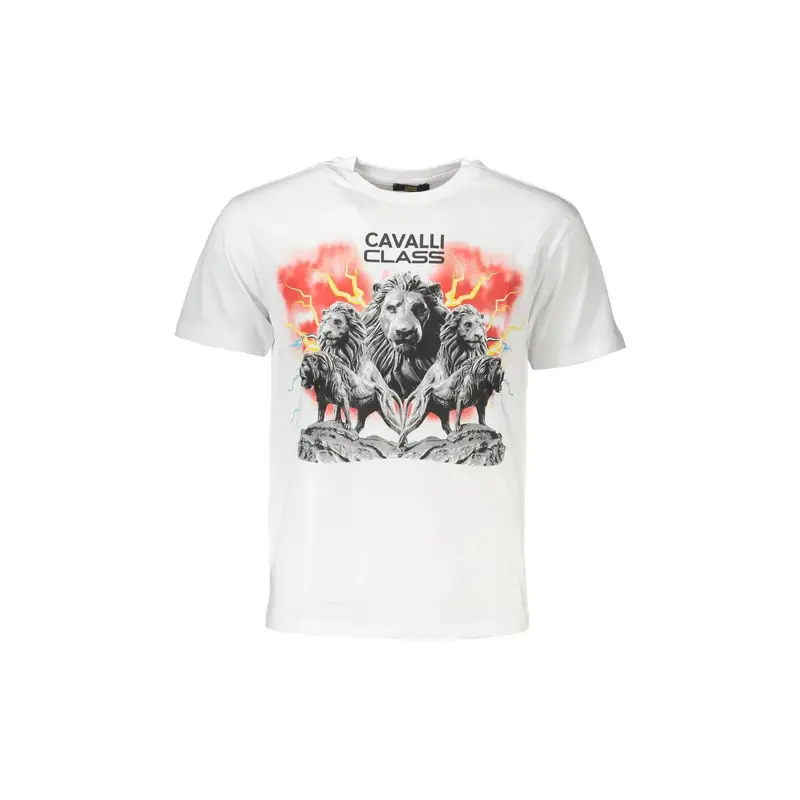 Cavalli Class T-shirt Uomo Bianco 4072060