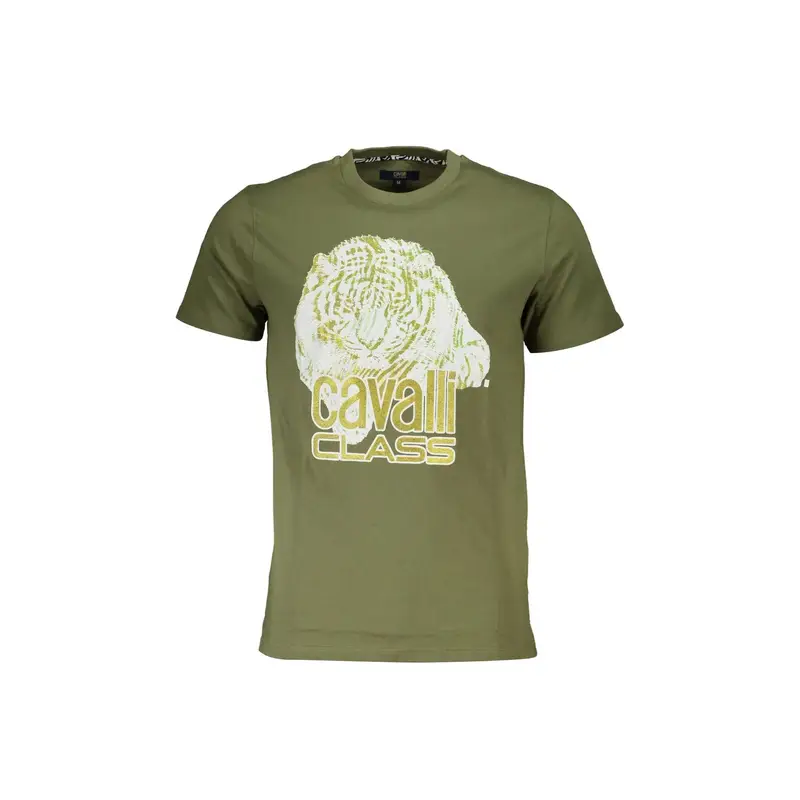 Cavalli Class T-shirt Uomo Verde 4060819