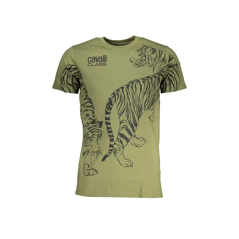 Cavalli Class T-shirt Uomo Verde 4061618
