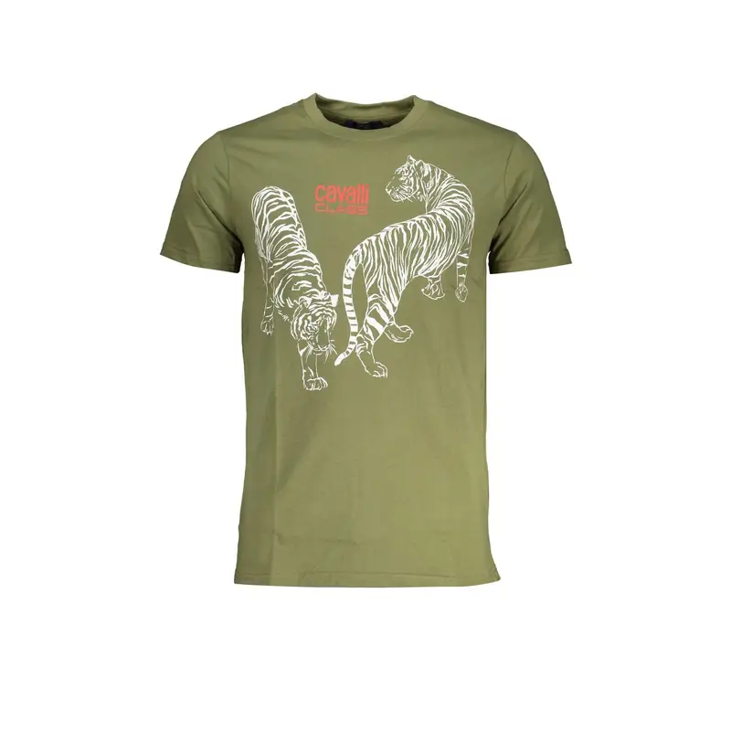 Cavalli Class T-shirt Uomo Verde 4061586