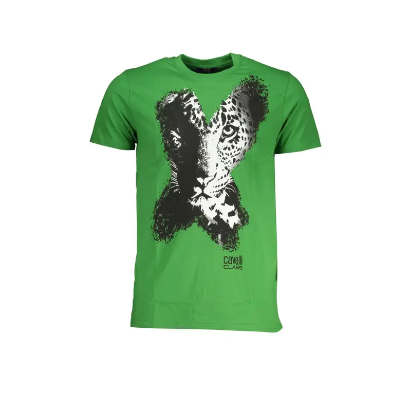 Cavalli Class T-shirt Uomo Verde 4061540