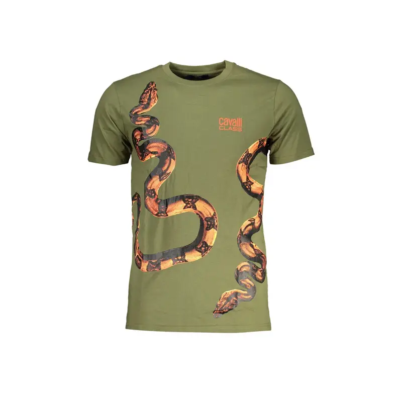 Cavalli Class T-shirt Uomo Verde 4061634