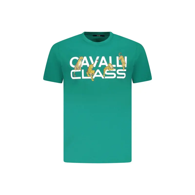 Cavalli Class T-shirt Uomo Verde 4071678