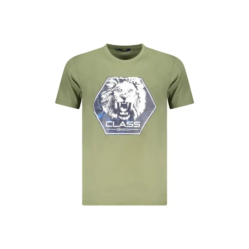 Cavalli Class T-shirt Uomo Verde 4071689