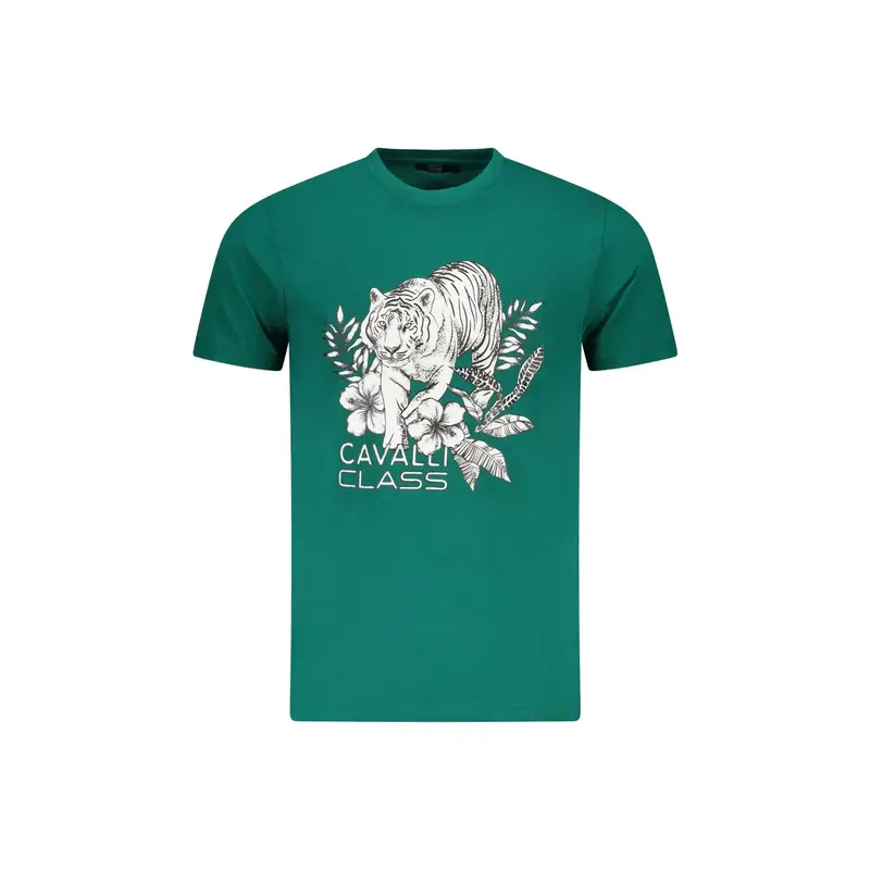 Cavalli Class T-shirt Uomo Verde 4071693