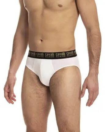 Slip uomo in cotone elasticizzato Cavalli Class QXO01D (2 CAPI)