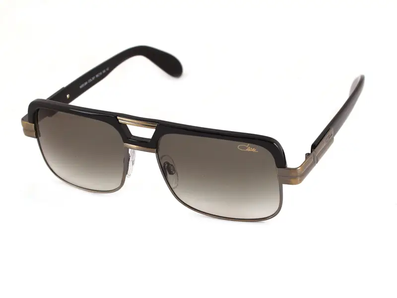 Cazal Unisex 993 001 Occhiali da sole Metallo Nero Verde Squadrata  Sfumato