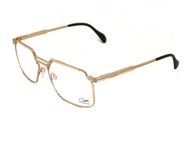 Cazal Uomo 760 003 Montature da vista Titanio Oro  Squadrata