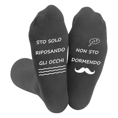 CDIXlmuz Festa dei Nonni Idee Regalo Calzini, Nonno Regalo per Natale, Compleanno, Festa del Papà da Nipote Nipoti,