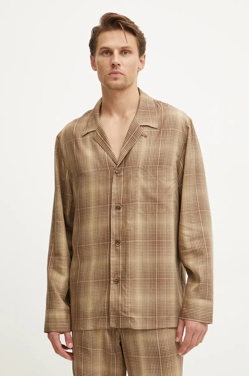 pigiama uomo colore marrone MHO012052201