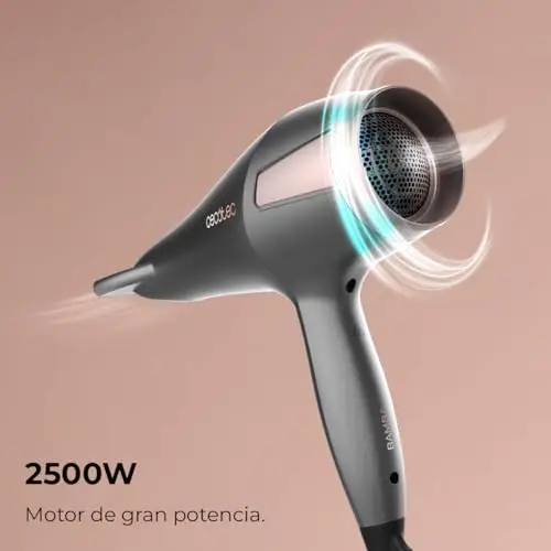 Cecotec Asciugacapelli Bamba IoniCare Radiance. 2500W con Motore DC, Tecnologia Ionica e Ampio flusso d'aria, 2 miniatura 2