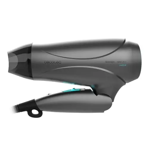 Cecotec Asciugacapelli compatto IoniCare Power&Go Potenza 2400 W, Motore DC, Funzione ionizzatore, Grande portata miniatura 3