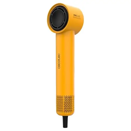 Cecotec Asciugacapelli Ionicare Rockstar Style Yellow. Compatto E Leggero 1500W Con Motore Brushless, 110.000 Rpm miniatura 2