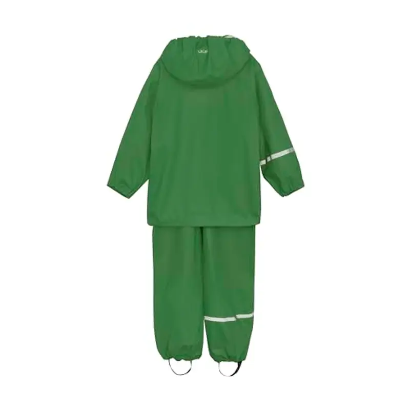 Celavi Basic Rainwear Set-Solid Pu Giacca Antipioggia, Elm Green, 8-9 Anni Unisex miniatura 2
