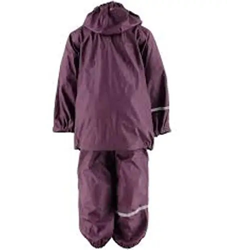 CeLaVi Zweiteiliger Regenanzug in Vielen Farben, Giacca Impermeabile Bambina, Viola (Blackberry Wine 666), 98/104 miniatura 3