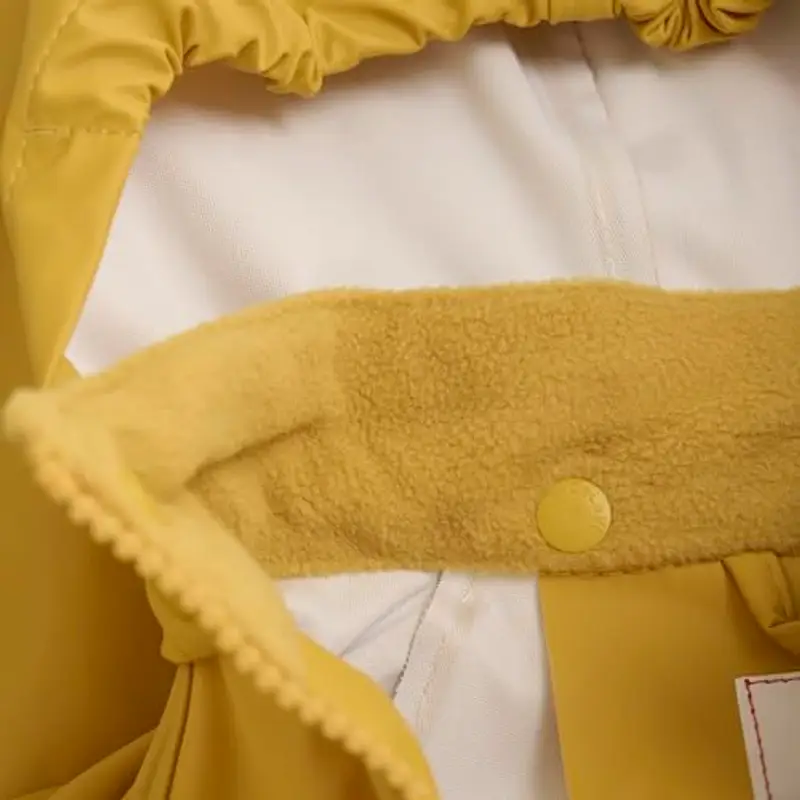 CeLaVi Zweiteiliger Regenanzug in Vielen Farben Giacca Impermeabile, Giallo (Mineral Yellow 372), 4 (Taglia Produttore: 80) Bimba miniatura 3