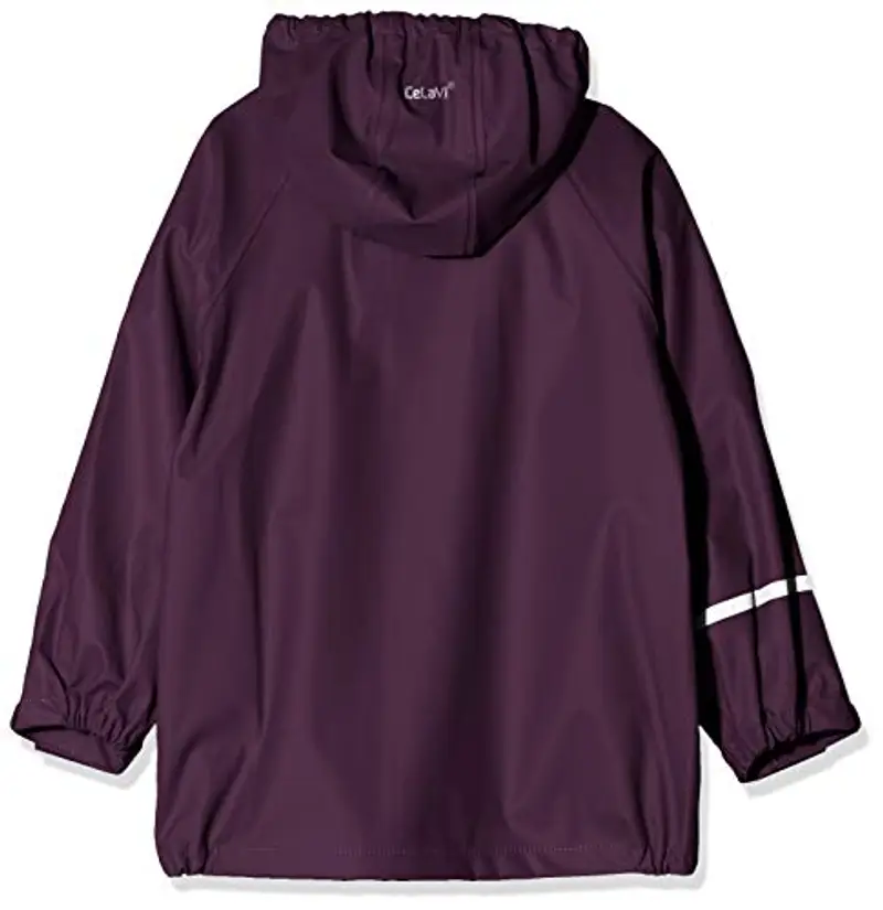 CeLaVi Zweiteiliger Regenanzug in Vielen Farben Giacca Impermeabile, Viola (Blackberry Wine 666), 4 (Taglia Unica: 80) Bimba miniatura 2