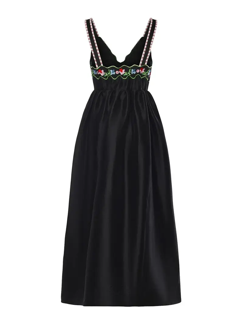 Abito lungo Selene Nero