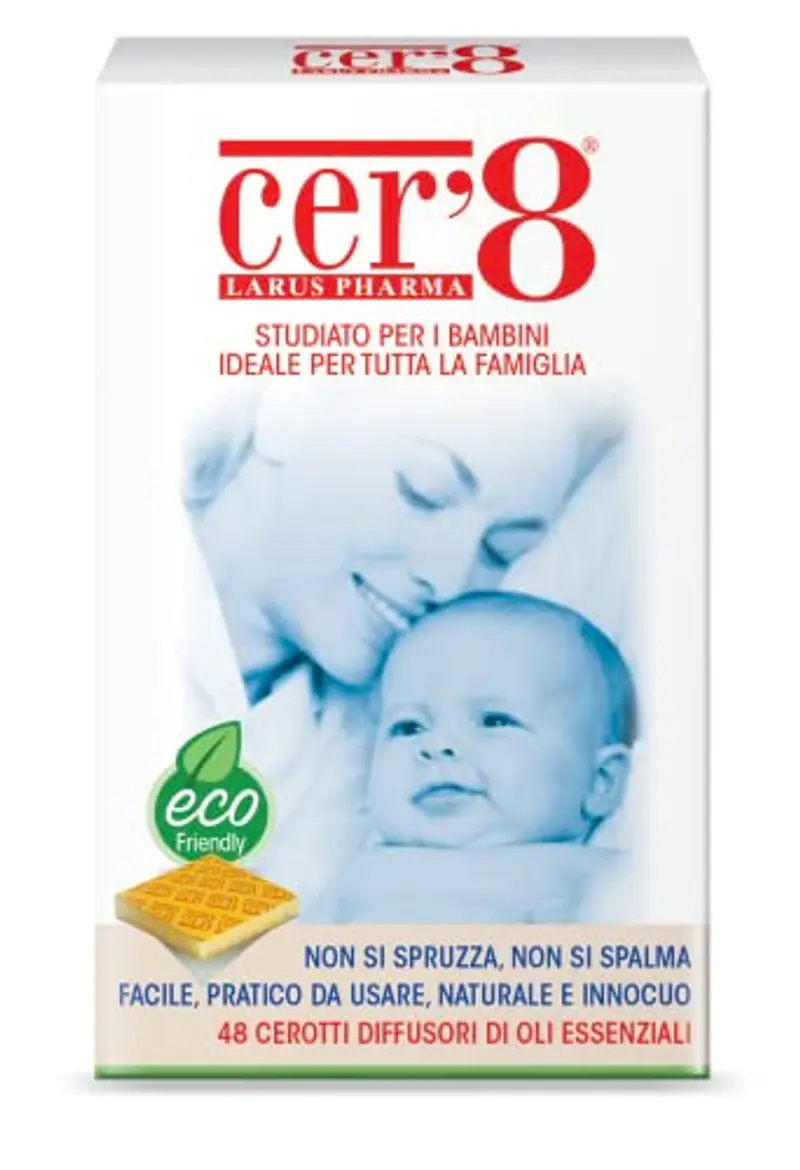 Cer'8 Cerotti Diffusori di Oli Essenziali Puri Micro Incapsulati di Citronella e Eucalyptus Citriodora - 6 Confezioni da 25 g
