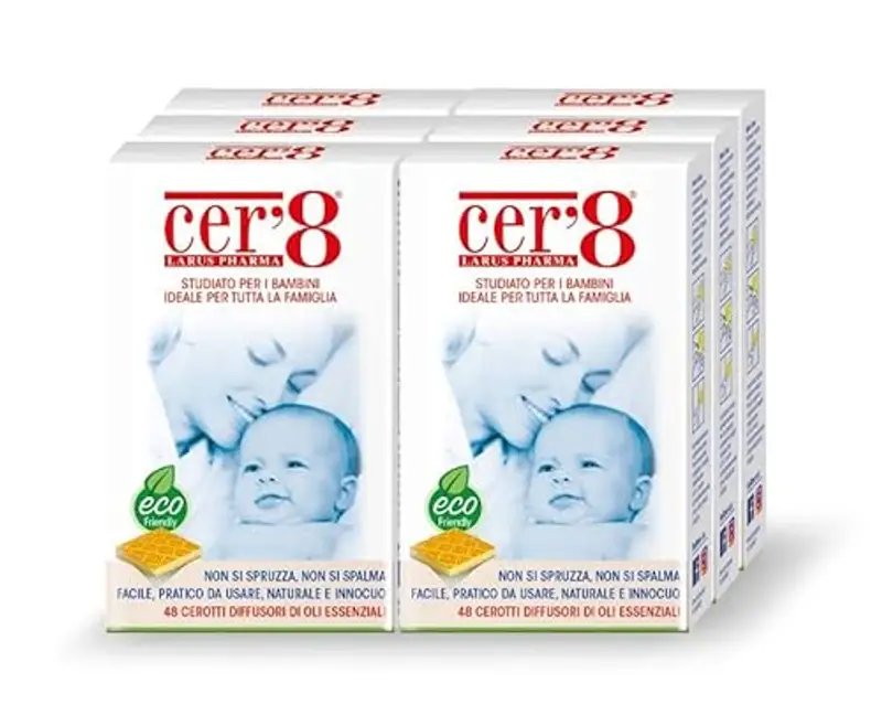 Cer'8 Cerotti Diffusori di Oli Essenziali Puri Micro Incapsulati di Citronella e Eucalyptus Citriodora - 6 Confezioni da 25 g miniatura 2