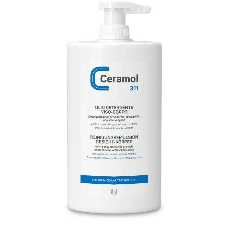 Ceramol 311 OLIO DETERGENTE VISO-CORPO 311 - Olio detergente viso,Olio doccia