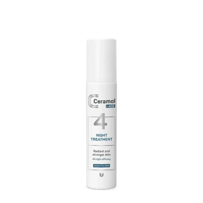 Ceramol i-AGE NIGHT TREATMENT - Trattamento antietà pelli mature,Crema antirughe