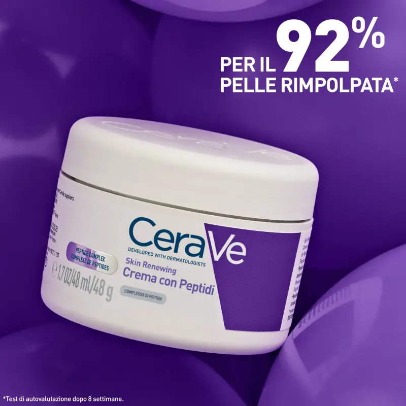 Anti-età Skin Renewing Crema Viso con Complesso di Peptidi - Trattamento antietà pelli mature, Crema antirughe, Crema idratante viso miniatura 3