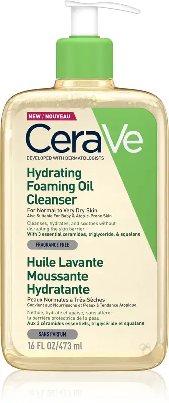 Cleanse Corps Olio Lavante Schiuma Idratante pelli da normali a molto secche 473ml