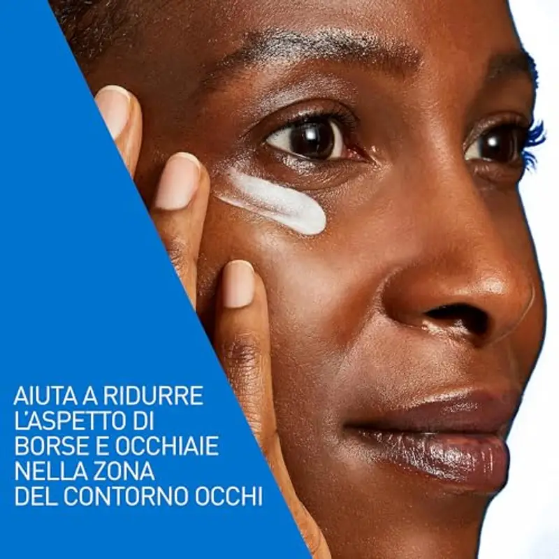 CeraVe Crema Contorno Occhi Riparatrice, Per un Contorno Occhi Idratato a Lungo, Borse Ridotte e Occhiaie Attenuate, Per Tutti i Tipi di Pelle, Con Acido Ialuronico e Ceramidi, 15 ml miniatura 2