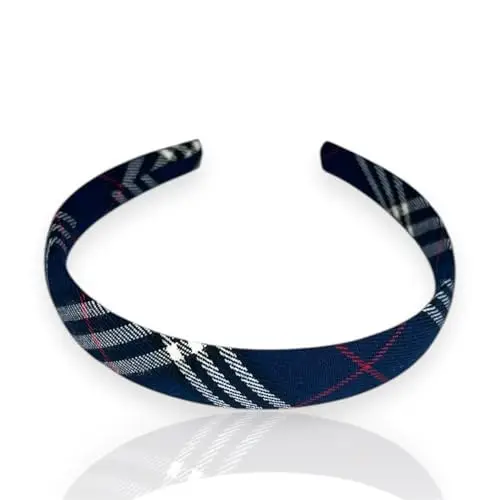 Cerchietto per Capelli Bambina in Tartan Scozzese