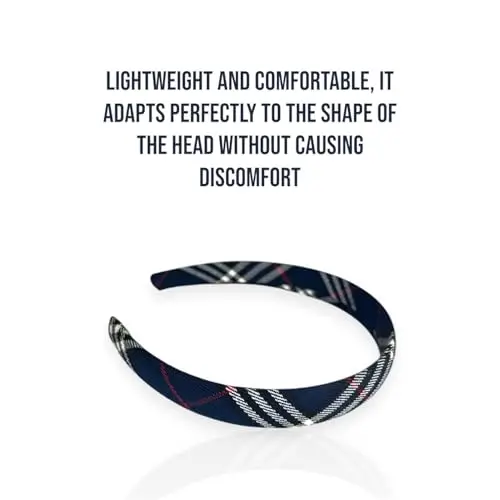 Cerchietto per Capelli Bambina in Tartan Scozzese miniatura 2