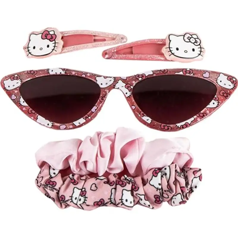 CERDÁ LIFE'S LITTLE MOMENTS Gafas De sol HK Summer 2025 Cappellino da Baseball, Set Belleza Hello Kitty, Taglia Unica