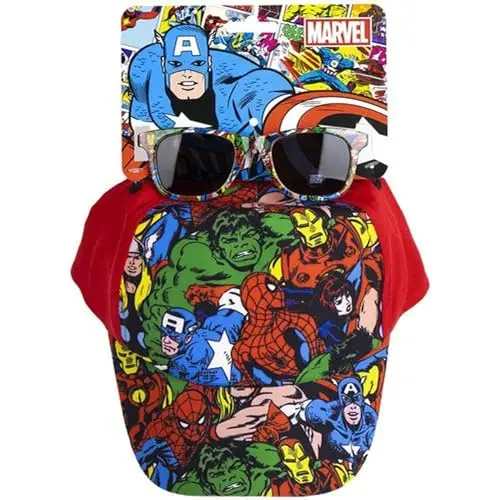 CERDÁ LIFE'S LITTLE MOMENTS Gorra Set Gafas De sol Av Summer 2025 Cappellino da Baseball, Avengers, Taglia Unica Unisex miniatura 2