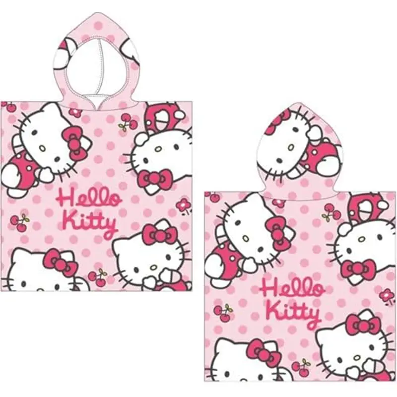 CERDÁ LIFE'S LITTLE MOMENTS Microfibra HK Summer 2025 Cappellino da Baseball, Poncho Hello Kitty, Taglia Unica Unisex miniatura 2