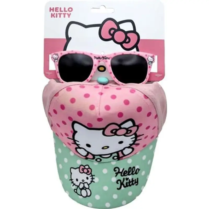 CERDÁ LIFE'S LITTLE MOMENTS Set De sol HK Summer 2025 Cappellino da Baseball, Gorra y Gafas Hello Kitty, Taglia Unica miniatura 2
