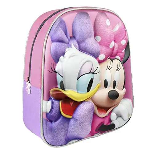 Cerdá Zaini Per Bambine 3d Minnie, Borse E Cartoleria Ragazze, Rosa (Pink), 31 cm