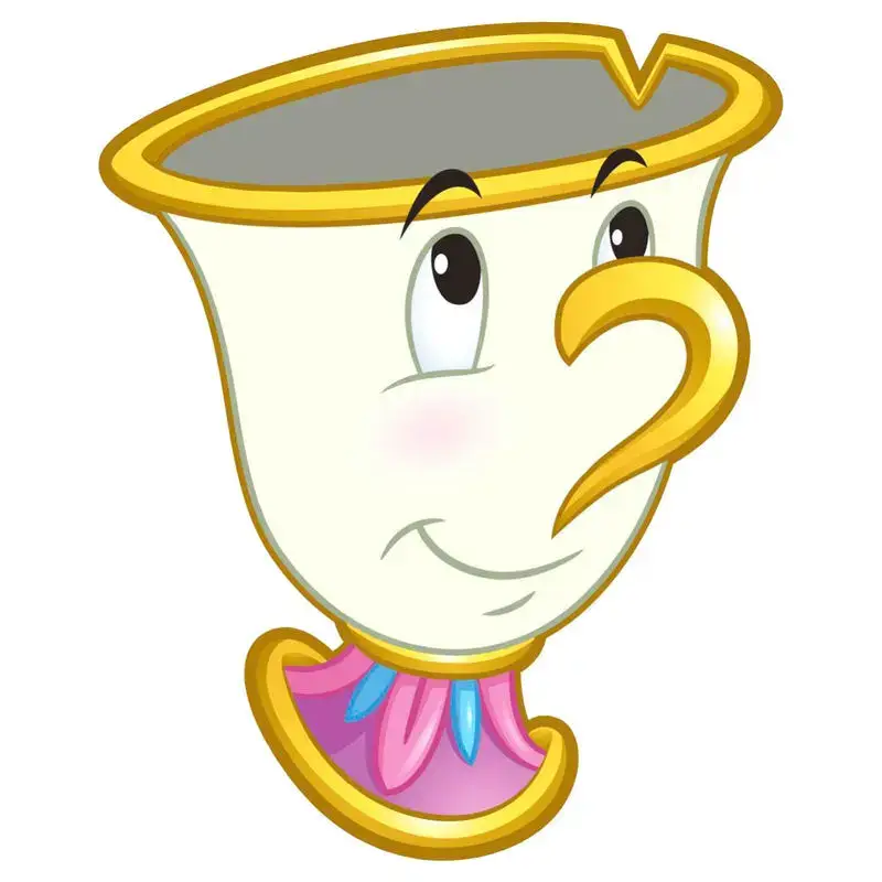 Telo mare in microfibra Cerda Disney Beauty and The Beast Chip